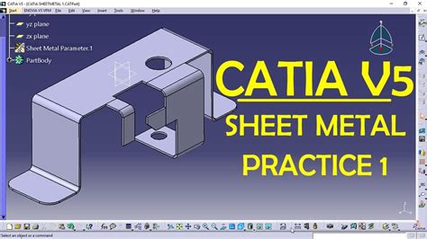 catia sheet metal design|CATIA sheet metal exercises pdf.